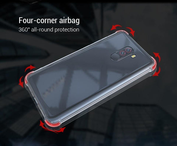 Planet Gates PZOZ For Xiaomi Pocophone F1 Case Shockproof Phone Protection Shell Cover TPU Soft Clear Protector Bag For Xiaomi F1 PocophoneF1