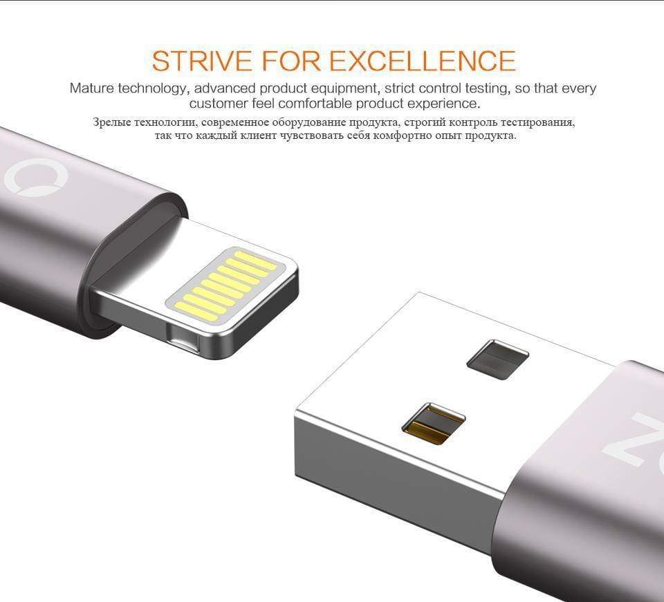 Planet Gates PZOZ Lightning Cable USB cable Fast Charger MFI Cables For i6 iphone X 8 7 6 6s Plus iphone 5s 5se ipad air Mobile phone Cabel