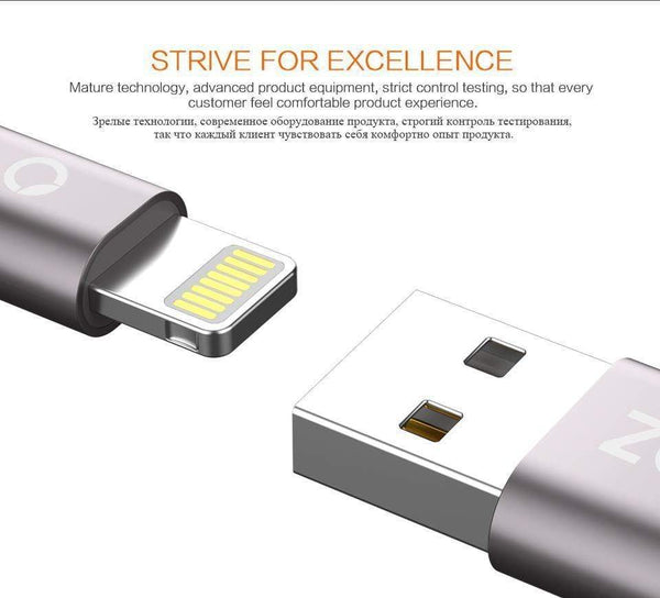 Planet Gates PZOZ Lightning Cable USB cable Fast Charger MFI Cables For i6 iphone X 8 7 6 6s Plus iphone 5s 5se ipad air Mobile phone Cabel