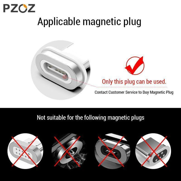 Planet Gates PZOZ Magnetic Adapter Cable Micro usb Adapter Fast Charging Phone Microusb Type-C Magnet Charger usb c For iphone xiaomi Type C