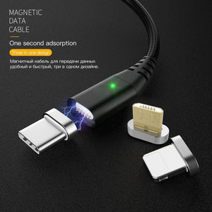 Planet Gates PZOZ Magnetic Cable Micro usb Type C Fast Charging Adapter Phone Microusb Type-C Magnet Charger usb c For iphone Samsung xiaomi