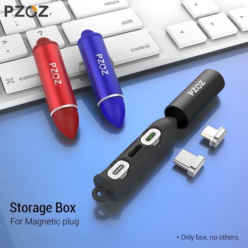 Planet Gates PZOZ Magnetic Cable plug box Type C Micro USB C 8 pin Fast Charging Adapter Phone Microusb Type-C Magnet Charger cord plugs