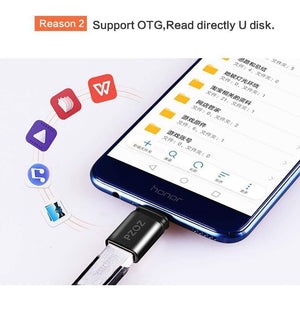 Planet Gates PZOZ otg adapter type-c 3.0 otg micro usb 3.0 Charge Data Converter type c microusb type usbc for samsung one plus 6 android