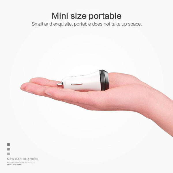 Planet Gates PZOZ PD Car Charger 18W 36W Dual USB charging Phone Adapter Car Quick Charge 3.0 For iPhone X 8 Plus Samsung Xiaomi car-charger