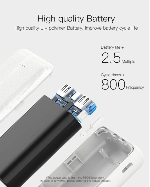 Planet Gates PZOZ Power Bank 10000mAh Dual USB Mobile Phone External Battery Fast Charge For iphone X xiaomi Portable Charger mini PowerBank