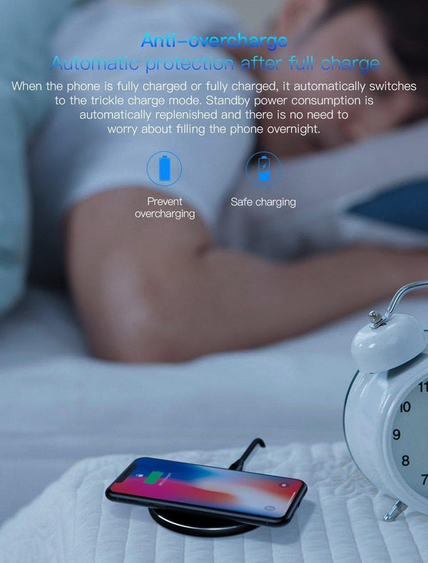 Planet Gates PZOZ Qi Wireless charger USB Charger Fast Charging Phone Adapter for iphone X 8 Plus Xs Samsung S9 S8 note 9 8 xiaomi mi mix 2s