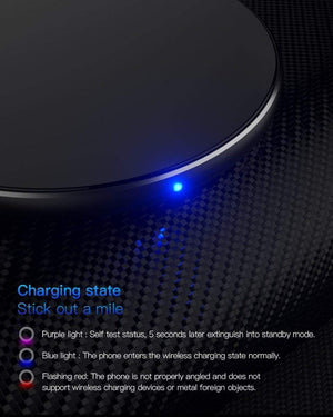 Planet Gates PZOZ Qi Wireless charger USB Charger Fast Charging Phone Adapter for iphone X 8 Plus Xs Samsung S9 S8 note 9 8 xiaomi mi mix 2s