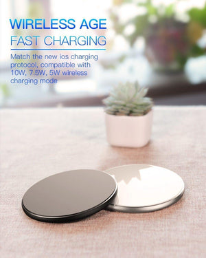 Planet Gates PZOZ Qi Wireless charger USB Charger Fast Charging Phone Adapter for iphone X 8 Plus Xs Samsung S9 S8 note 9 8 xiaomi mi mix 2s