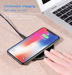 Planet Gates PZOZ Qi Wireless charger USB Charger Fast Charging Phone Adapter for iphone X 8 Plus Xs Samsung S9 S8 note 9 8 xiaomi mi mix 2s
