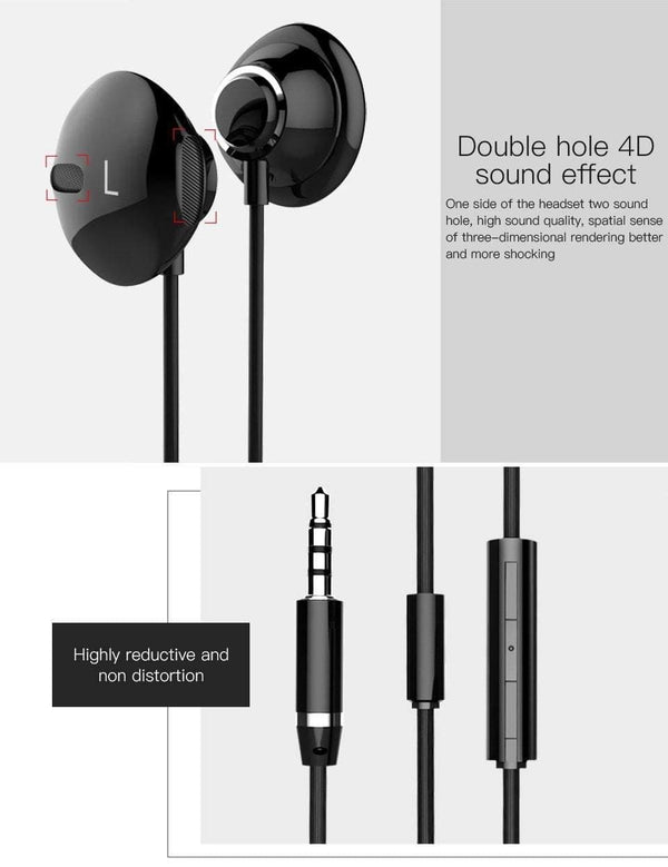 Planet Gates PZOZ S1 Bass Earphone 3.5mm Wired control Headset With Mic In-Ear sport earbud earphones For iphone xiaomi Samsung Huawei MP3 PC