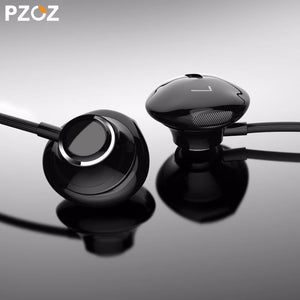 Planet Gates PZOZ S1 Bass Earphone 3.5mm Wired control Headset With Mic In-Ear sport earbud earphones For iphone xiaomi Samsung Huawei MP3 PC