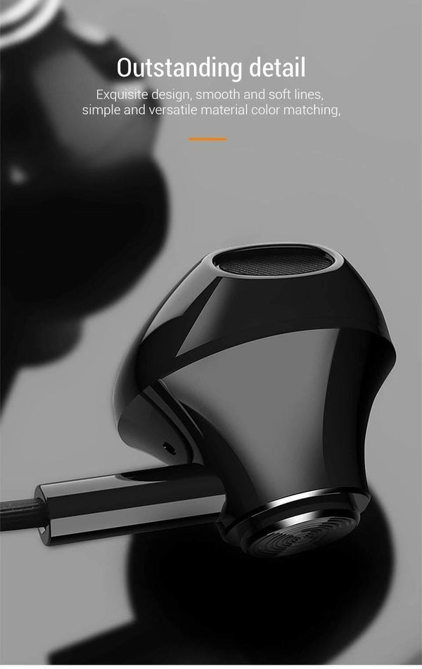 Planet Gates PZOZ USB C Earphone Wired Control Bass In-Ear type c Sport Headset Type-C Jack Headsets With Mic For Xiaomi Mi Mix 2s 8 SE 6X A2