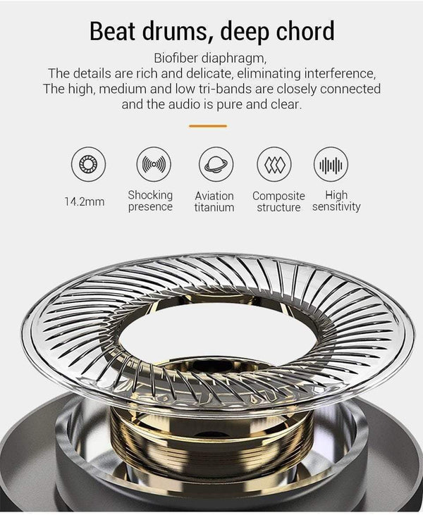 Planet Gates PZOZ USB C Earphone Wired Control Bass In-Ear type c Sport Headset Type-C Jack Headsets With Mic For Xiaomi Mi Mix 2s 8 SE 6X A2