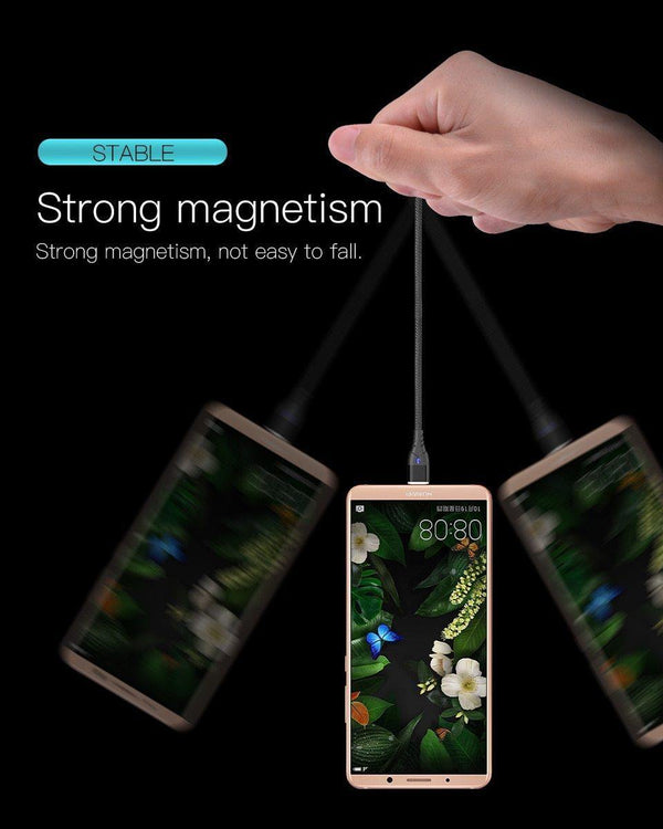 Planet Gates PZOZ USB C Magnetic Cable 5A Super Fast Charging Phone Type-C Magnet Charger Adapter For Samsung Galaxy S9 Huawei Xiaomi A2 lite