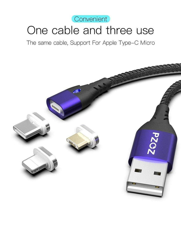 Planet Gates PZOZ USB C Magnetic Cable 5A Super Fast Charging Phone Type-C Magnet Charger Adapter For Samsung Galaxy S9 Huawei Xiaomi A2 lite