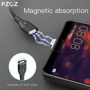 Planet Gates PZOZ USB C Magnetic Cable 5A Super Fast Charging Phone Type-C Magnet Charger Adapter For Samsung Galaxy S9 Huawei Xiaomi A2 lite
