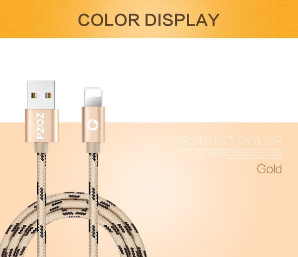 Planet Gates PZOZ usb cable for iphone cable Xs max Xr X 8 7 6 plus 6s 5 s plus ipad mini fast charging cables mobile phone charger cord data
