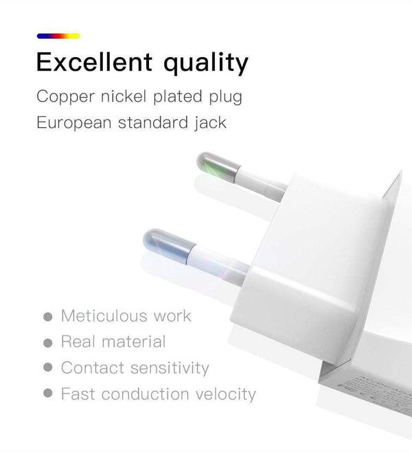 Planet Gates PZOZ USB Charger 5v2.1a Fast Charging Travel EU Plug Adapter portable Wall charger Mobile Phone cable For iphone Samsung xiaomi