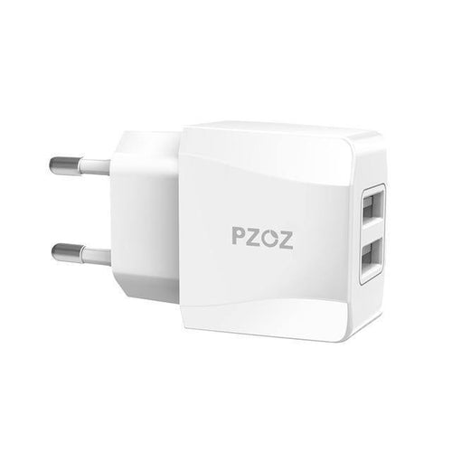 Planet Gates PZOZ USB Charger 5v2.1a Fast Charging Travel EU Plug Adapter portable Wall charger Mobile Phone cable For iphone Samsung xiaomi