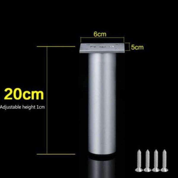 Planet Gates Q  4pcs per lot Thick Aluminum Alloy Table Leg Cupboard Sofa Increase Foot Adjustable Multifunction Support Foot Furniture Accessories 4Pcs/lot