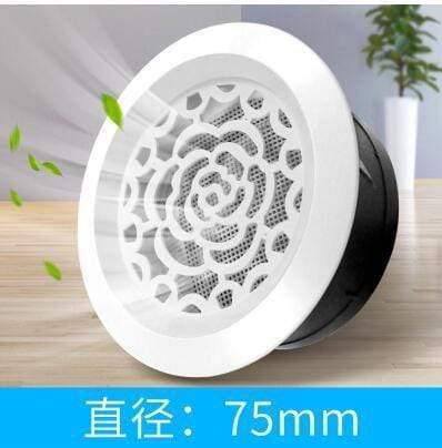 Adjustable round plastic air ventilation cover Fan Outlet Vent Extractor ceiling hole for kitchen bath air outlet fresh system