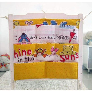 Planet Gates Q Cartoon Rooms Nursery Hanging Storage Bag Baby Cot Bed Crib Organizer  60*52cm Toy Diaper Pocket for Newborn Crib Bedding Set