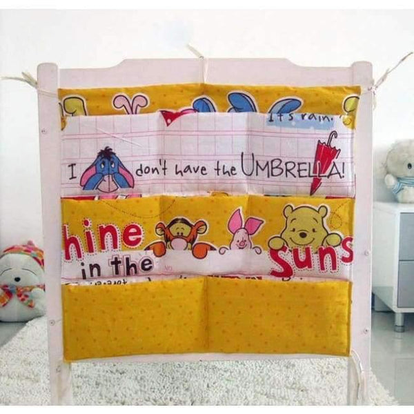 Planet Gates Q Cartoon Rooms Nursery Hanging Storage Bag Baby Cot Bed Crib Organizer  60*52cm Toy Diaper Pocket for Newborn Crib Bedding Set