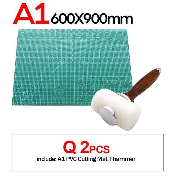 Planet Gates Q Set A1 A2 A3 A4 A5 PVC Cutting Mats Leather Engraving Cutting Board Self-repairing Mat DIY Leather Craft Cutting Pad Sewing Supplies