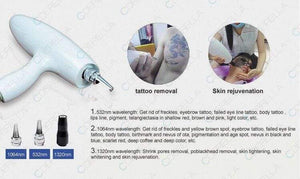 Planet Gates Q Switched Nd Yag Laser Machine For Tattoo Removal Wrinkle Remover Beauty Spa Salon Use
