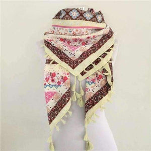 Planet Gates Q Yellow Bandana new fashion woman Scarf square scarves Printed Women Wraps Winter autumn ladies shawl Luxury Brand tassel scarf