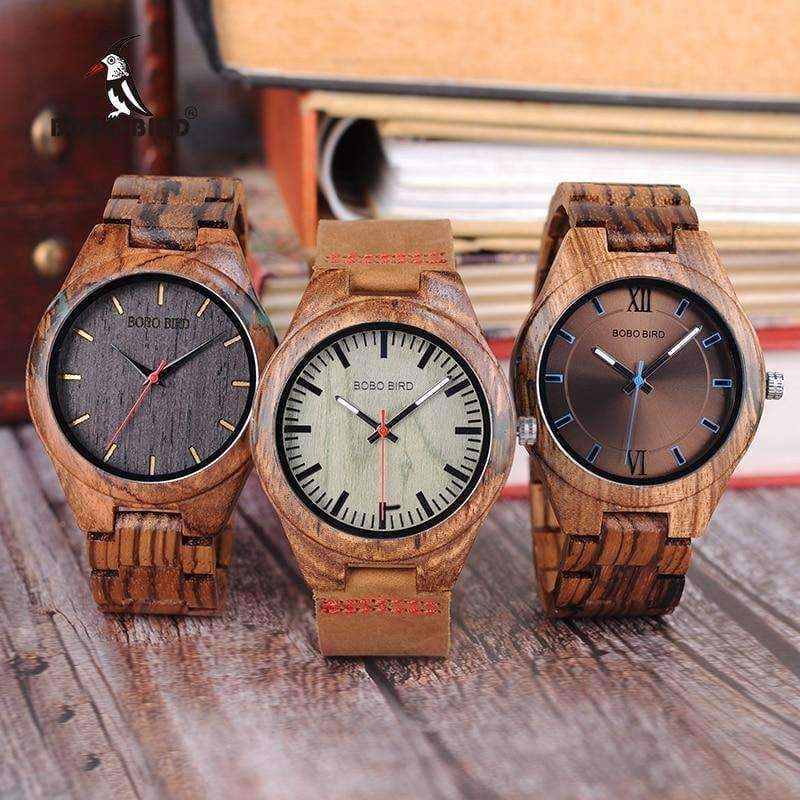 Planet Gates Q05-1 BOBO BIRD Wood Watch Men relogio masculino Special Design Timepieces Quartz Watches in Wooden Gifts Box W-Q05 DROP SHIPPING