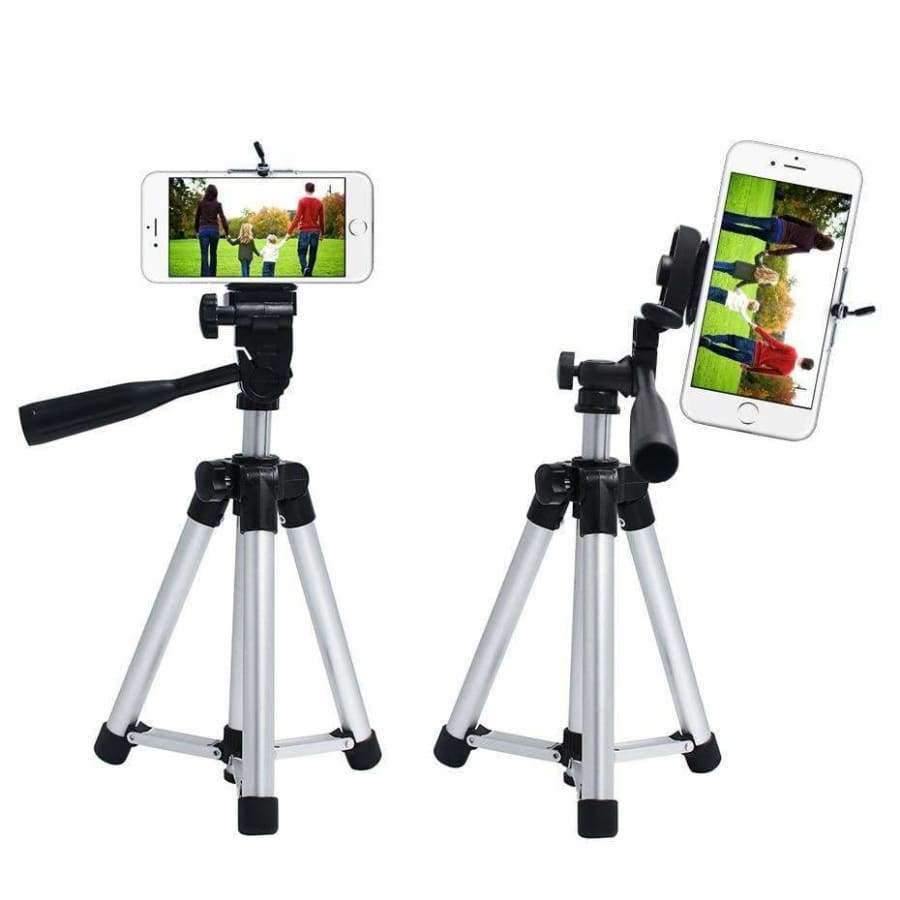Planet Gates Q3 tripod add clip Camera Tripod Aluminum alloy Tripod Mount Stand Holder for phone mobile for iPhone Samsung Xiaomi Digital camera