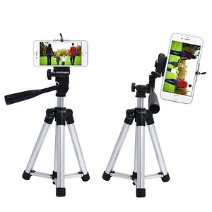 Planet Gates Q3 tripod add clip Camera Tripod Aluminum alloy Tripod Mount Stand Holder for phone mobile for iPhone Samsung Xiaomi Digital camera
