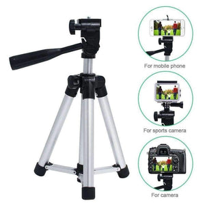 Planet Gates Q3 tripod add clip Camera Tripod Aluminum alloy Tripod Mount Stand Holder for phone mobile for iPhone Samsung Xiaomi Digital camera