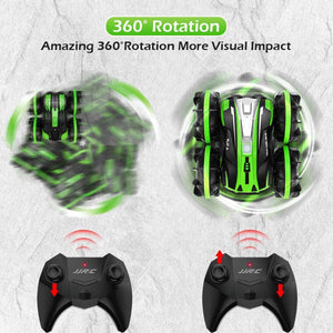 Planet Gates Q81 1:20 2.4G 2-in-1 RC Car Remote Control Car RC Stunt Car Double Sided Drift Amphibious 360 Degree Rotation RC Vehicle Models