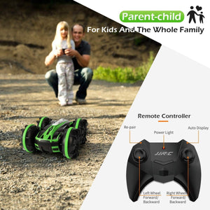 Planet Gates Q81 1:20 2.4G 2-in-1 RC Car Remote Control Car RC Stunt Car Double Sided Drift Amphibious 360 Degree Rotation RC Vehicle Models