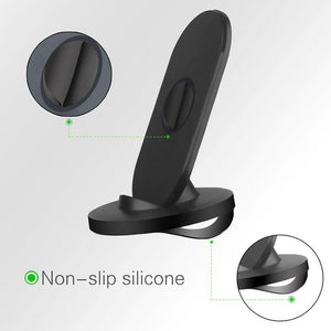 Planet Gates [Qi Wireless Charger 10W],Suntaiho Wireless Charger for Samsung Galaxy Note 8 S8 Plus S7 S6 Edge Phone Fast Wireless Charging