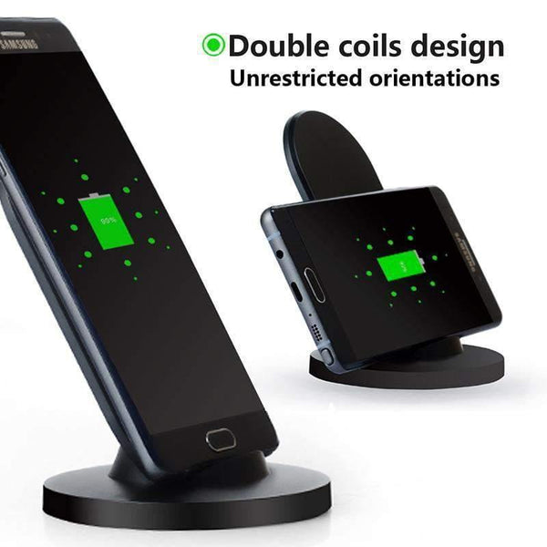 Planet Gates [Qi Wireless Charger 10W],Suntaiho Wireless Charger for Samsung Galaxy Note 8 S8 Plus S7 S6 Edge Phone Fast Wireless Charging