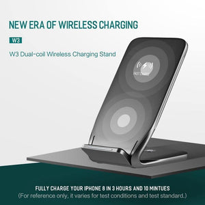 Planet Gates Qi Wireless Charger For iPhone X 8 plus, ROCK Fast Charging Docking Wireless Charger for Samsung Note 8 S8 Plus S7 S6 Edge Phone