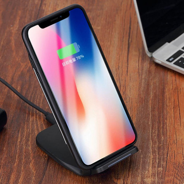 Planet Gates Qi Wireless Charger For iPhone X 8 plus, ROCK Fast Charging Docking Wireless Charger for Samsung Note 8 S8 Plus S7 S6 Edge Phone