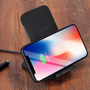 Planet Gates Qi Wireless Charger For iPhone X 8 plus, ROCK Fast Charging Docking Wireless Charger for Samsung Note 8 S8 Plus S7 S6 Edge Phone