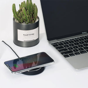 Planet Gates QI Wireless Charger, ROCK W5 Charging Pad For iPhone X 10 8 Samsung Note 8 S8 Plus S7 S6 Edge Phone Fast Charge Smart USB Dock
