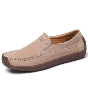 Planet Gates QL526 Apricot / 11 STQ 2018 Autumn women flats leather suede slip on loafers shoes ladies ballet flats shoes female boat oxford shoes QL526