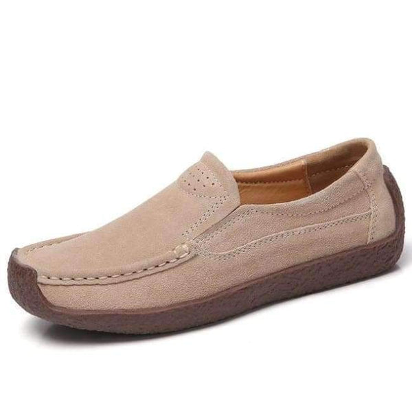 Planet Gates QL526 Apricot / 11 STQ 2018 Autumn women flats leather suede slip on loafers shoes ladies ballet flats shoes female boat oxford shoes QL526