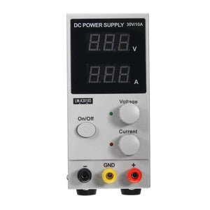 Planet Gates Quality 0-10A 0-30V 220V LCD DC Power Supply Adjustable Precision Variable Digital Lab