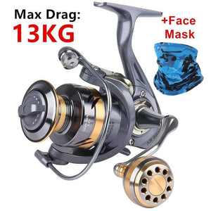 Planet Gates Quality 12+1BB Fishing Reel Spinning 5.2:1 Gear Ratio High Speed Carp Fishing Reel For Saltwater Spinning Reels