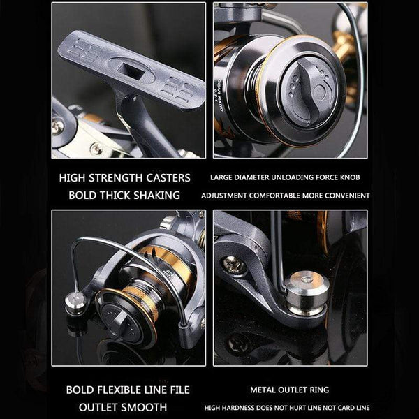 Planet Gates Quality 12+1BB Fishing Reel Spinning 5.2:1 Gear Ratio High Speed Carp Fishing Reel For Saltwater Spinning Reels
