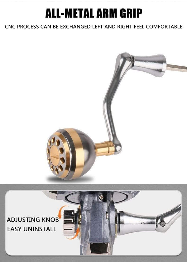 Planet Gates Quality 12+1BB Fishing Reel Spinning 5.2:1 Gear Ratio High Speed Carp Fishing Reel For Saltwater Spinning Reels