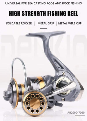 Planet Gates Quality 12+1BB Fishing Reel Spinning 5.2:1 Gear Ratio High Speed Carp Fishing Reel For Saltwater Spinning Reels