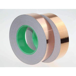 Planet Gates Quality 25mm X 30m Single Adhesive Conductive Copper Foil Tape EMI Shield Copper Strip High Temperature Tape